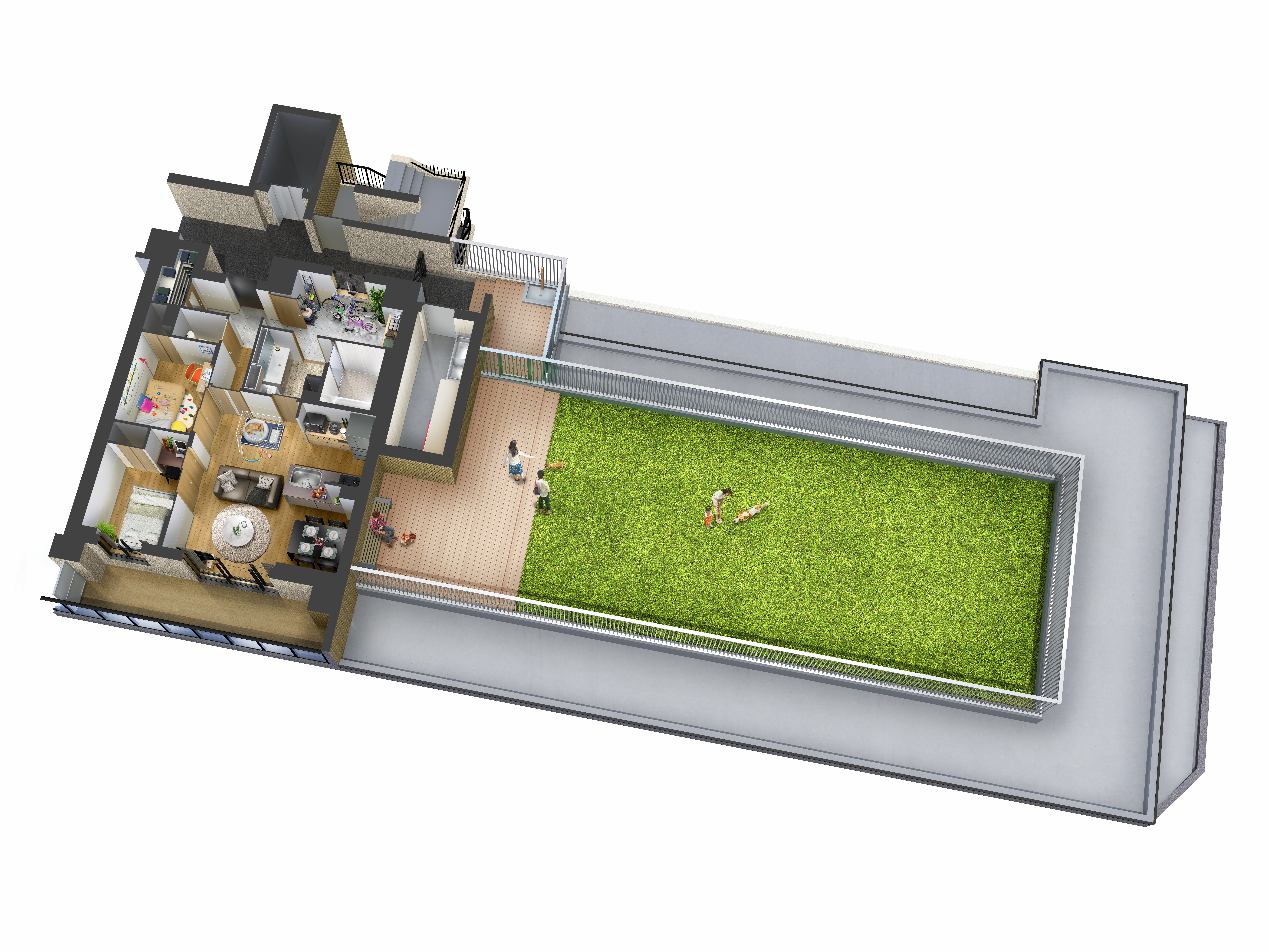 ドッグラン完成予想CG