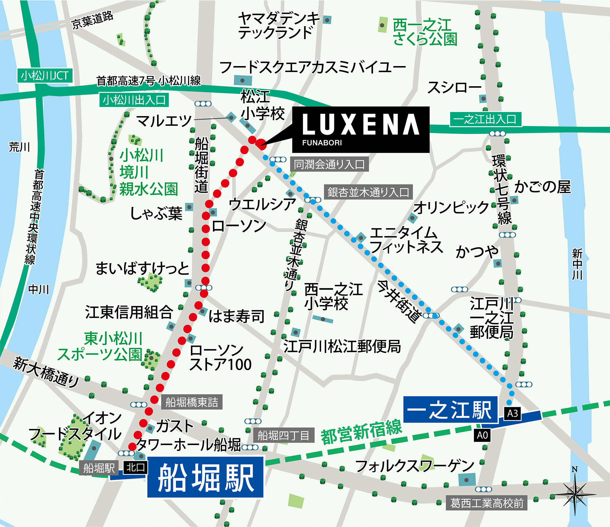 イメージイラストマップ